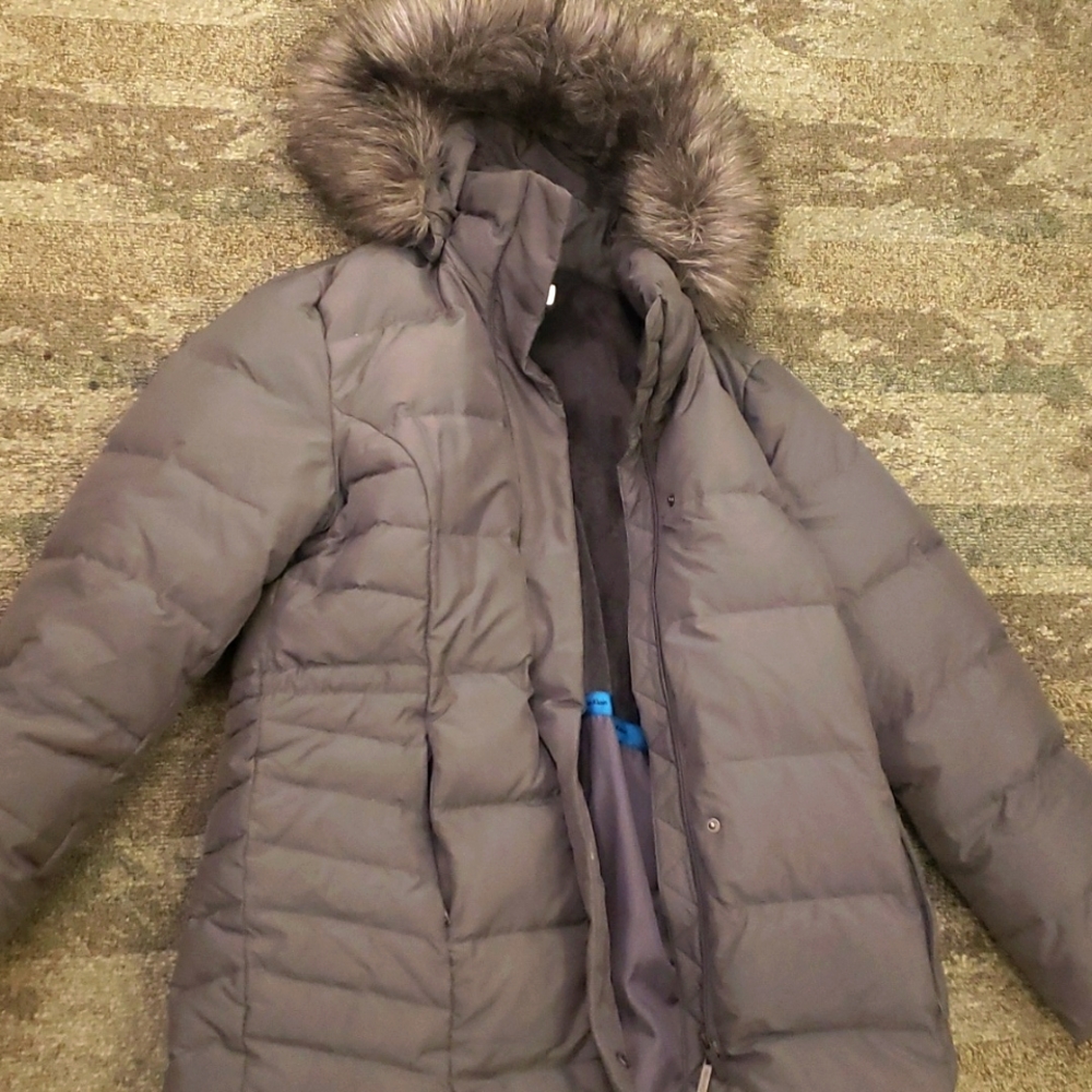 Calvin Klein Gray Puffer Coat Size XL